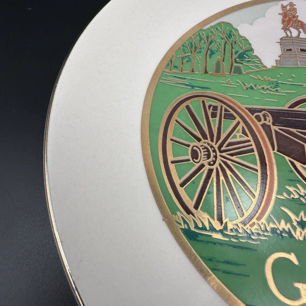 Vintage Gettysburg Hanging plate 7.5 
